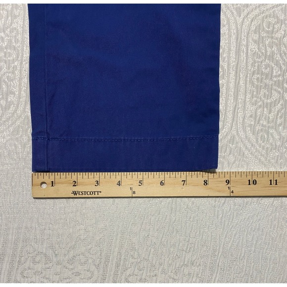 Tommy Hilfiger TH Chino‎ Custom Fit Pants Mens 36x30 Blue Cotton Flat Front - Picture 9 of 9